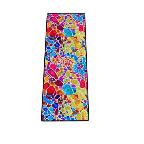 Yoga Mat. "Fractals of Happy". Series "5D"