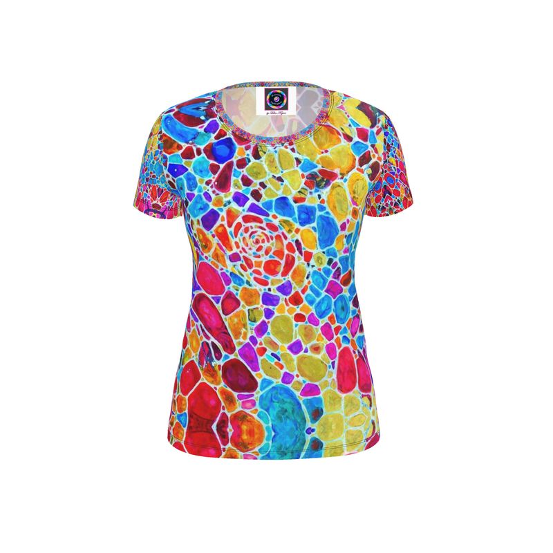 Womens T-Shirt. "Fractals Of Happy". Series "5D"