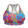 Sports Bra. "Fractals Of Happy"