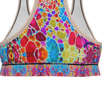 Sports Bra. "Fractals Of Happy"