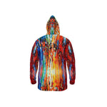 Hoodie. "Chroma". Series "Abstract Sunsets".