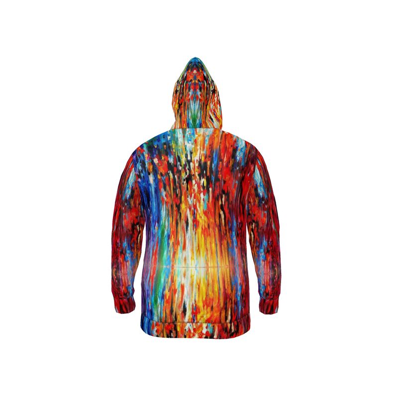 Hoodie. "Chroma". Series "Abstract Sunsets".