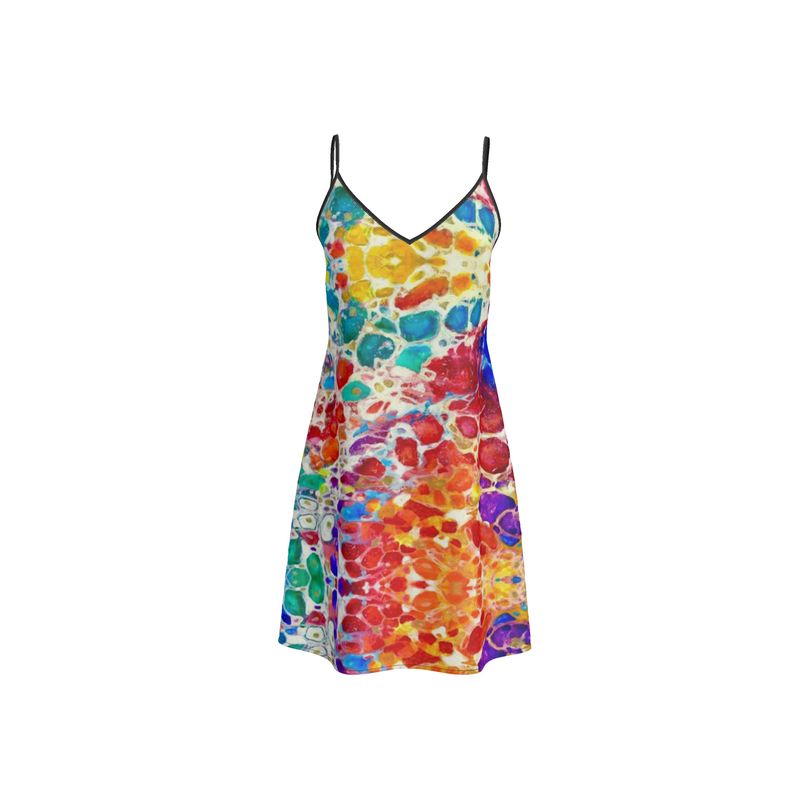 Slip Dress. Fractals Of Happy. Series "5D"