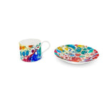 Cup and Saucer. "Rainbows"