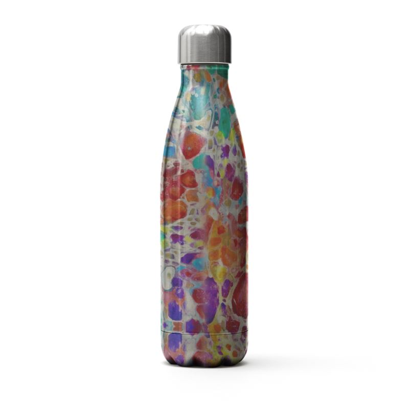 Stainless Steel Thermal Bottle. "Rainbows"