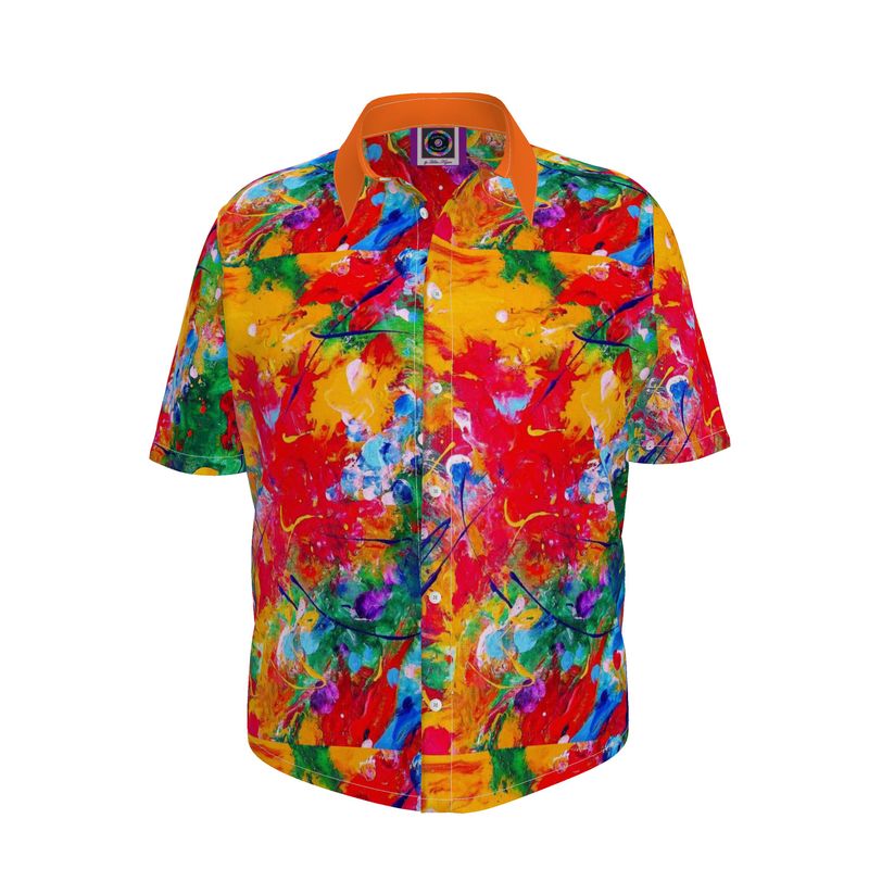 Men's Short Sleeve Shirt. Summer. Series "Seasons"