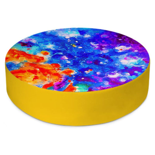 Round Floor Cushions. "Nebulae11"